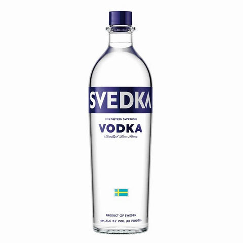 Svedka Vodka 80 Proof Sweden 1.0L LITER - 67