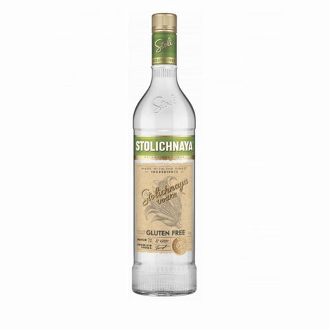 Stolichnaya Gluten Free Vodka Green Label Latvia 1.0L LITER