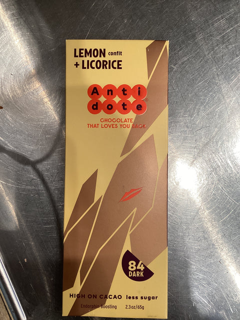 Antidote - Lola 84% Dark Chocolate, Lemon, Licorice