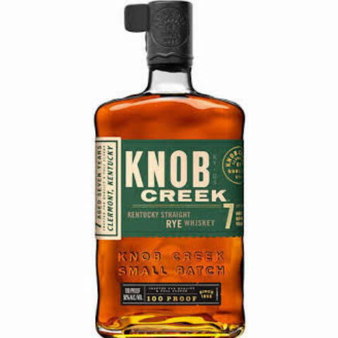 Knob Creek Rye 7 year old 100 Proof 1.0 Liter