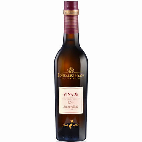 Vina AB Amontillado 12 years Jerez-Xeres-Sherry 375ml Half Bottle