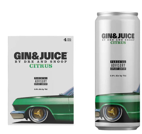 Gin & Juice By Dre and Snoop Citrus Individual 355ml 67Wine