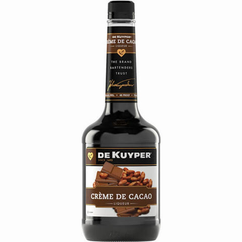 Dekuyper Liqueur Creme De Cocoa Dark  1.0 LITER