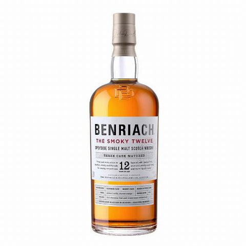 Benriach 12 Year Smoky Single Malt Scotch 750ml