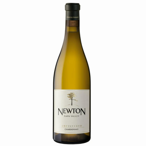 Newton Unfiltered Chardonnay Napa ValleyWhite Label  2021 750ml