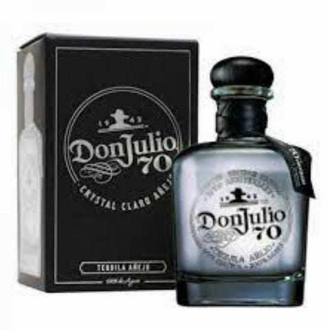 Don Julio 70th Anniversary Crystal Claro Anejo Tequila 750ml