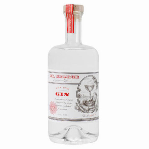 St George Dry Rye Pot Distilled Gin  California 750ml