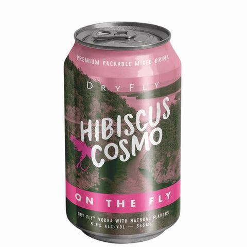 Dry Fly On The Fly Hibiscus Cosmo Premium Cocktail 355ml