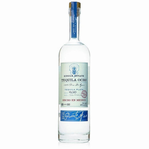 Tequila Ocho Single Estate Laguna Colorada 2025 Plata 100% Puro de Agave 80 Proof  750ml