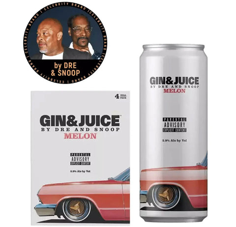 Gin & Juice By Dre and Snoop Melon Individual 355ml 67Wine