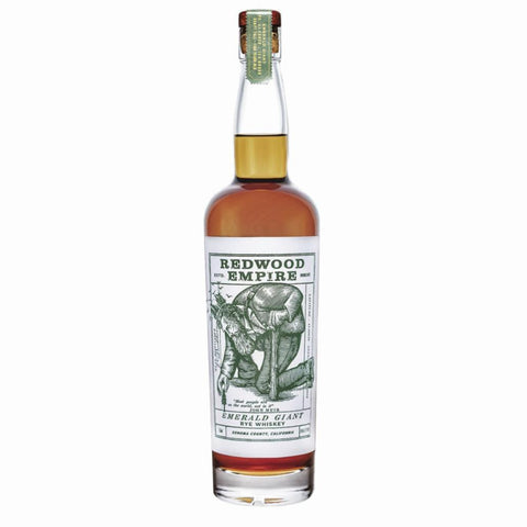 Redwood Empire Rye Whiskey Emerald Giant Sonoma County 750ml