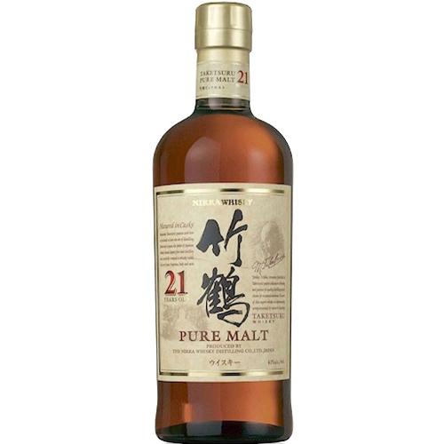 Nikka Pure Malt Japanese Whiskey TAKETSURU 21 Year 750ml