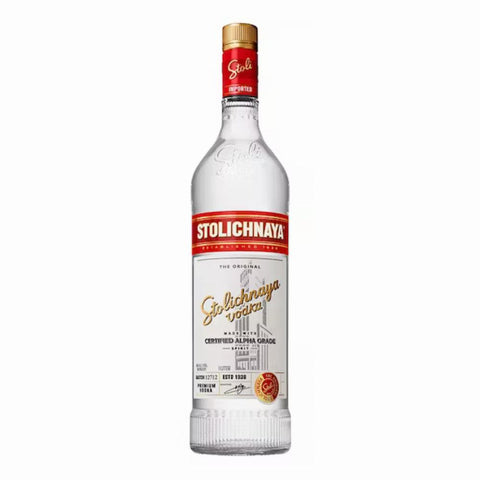 Stolichnaya 80 Proof Vodka Latvia 1.0L LITER