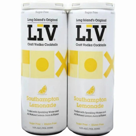 LIV Cocktail Southhampton Lemonade Low Alcohol 355ml CAN