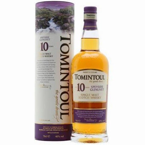 Tomintoul 10 Year Old Single Malt Speyside Kosher 750ml