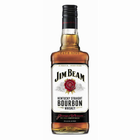 Jim Beam Bourbon White Label  1.0 LITER