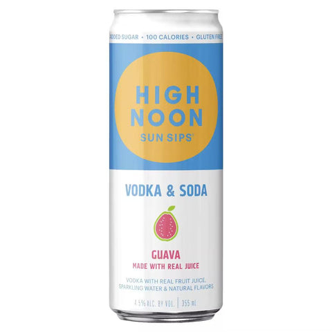 High Noon Vodka & Soda  Guava 355ml CAN