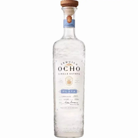 Tequila Ocho Single Estate Plata El Nacimiento de Abajo 100% Puro Agave 2025 750ml