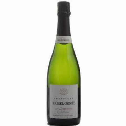 Michel Gonet Champagne Extra Brut Blanc De Blancs Les 3 Terroirs 2019 750ml