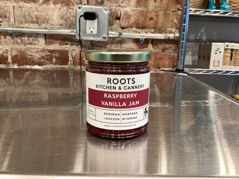 Roots Kitchen and Cannery - ‘Raspberry Vanilla Jam’ (Montana, 9.5 oz.)
