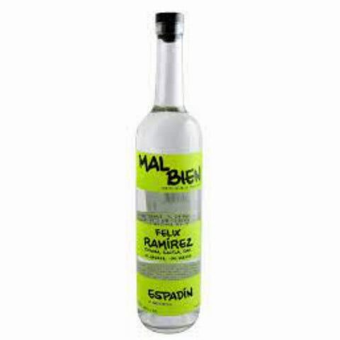 Mal Bien Mezcal Artesanal Espadin Lucio Morales Lopez Oaxaca 91 Proof 750ml