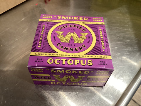 Wildfish Cannery - Hand-packed, Smoked Octopus (Prince of Wales Isle, 3.5 oz)