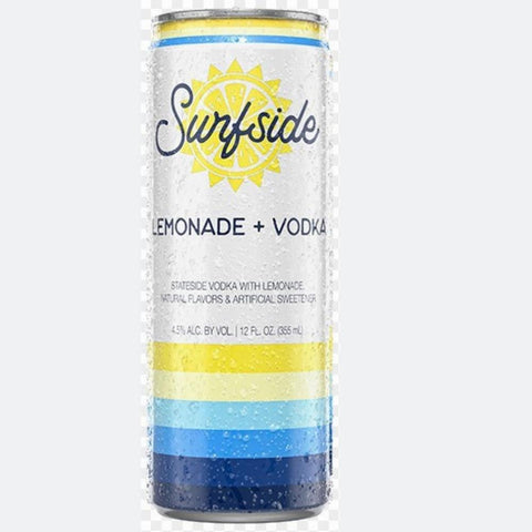 Surfside Vodka Lemonade 12oz Can 4pk - 67