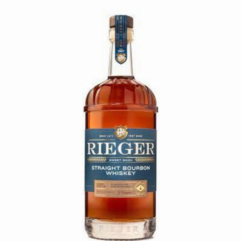 J. Rieger Sweet Mash Non Chill Filtered Straight Bourbon Whiskey 90 Proof 750ml