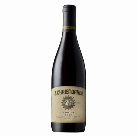 J. Christopher Basalte Pinot Noir 2019 Wilamette Valley Unfiltered 750ml