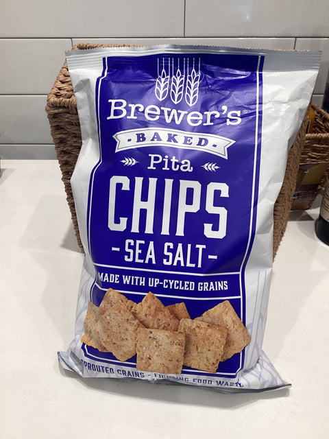 Brewer's Sea Salt Baked Pita Chips 7 oz