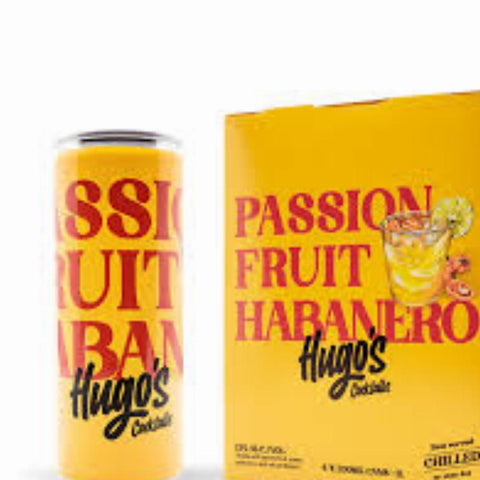 Hugo's Passion Fruit Habnanero Cocktailss 250ml